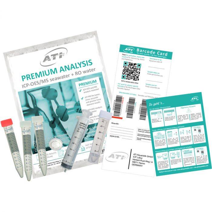 ATI ICP-MS Premium Analysis – Ultranauwkeurige Wateranalyse voor Zeewateraquarium ReefBucket