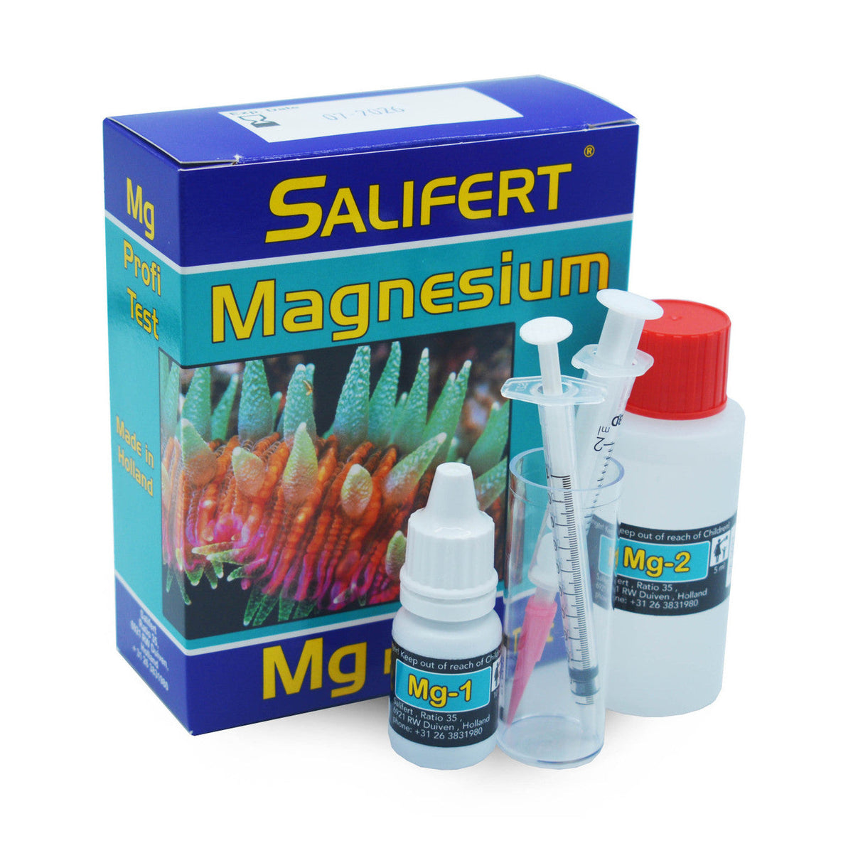 Salifert Magnesium (Mg) Testkit – Voor Betrouwbare Mg-Metingen in Zoutwateraquaria ReefBucket